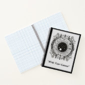 Carnet Motifs zodiaques : Conception céleste complexe (Intérieur)