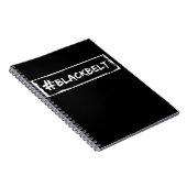 Carnet Motivation de la ceinture noire Karate Taekwondo J (Côté Droit)