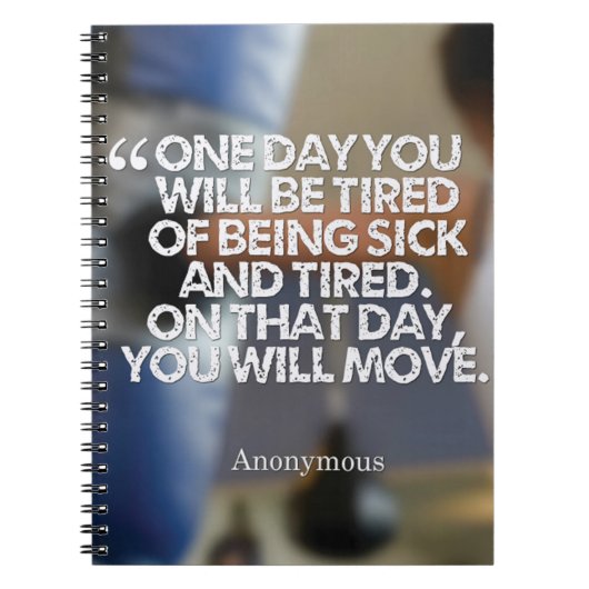 Carnet Motivation de la santé et de la condition physique (Devant)