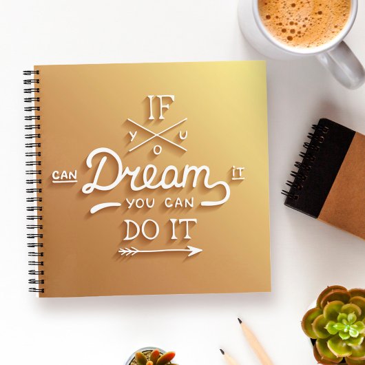 Carnet Motivation de l'inspiration de rêve