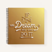 Carnet Motivation de l'inspiration de rêve (Devant)