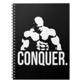 Carnet Motivation du gymnase - CONQUER (Devant)