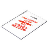 Carnet Motivation Quote Design (Côté gauche)