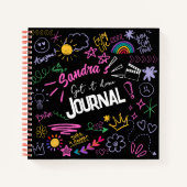 Carnet Motivational Doodle Anti-Journal - Faites faire IT (Devant)