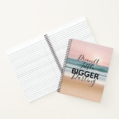 Carnet Motivational Dream Beach Vacances Thème (Intérieur)