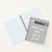 Carnet Motivational Minimalist Printable Spiral Notebook (Intérieur)