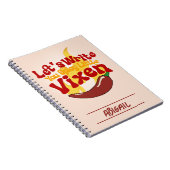 Carnet motivationnel de poivre de chili flamboyant (Côté Droit)