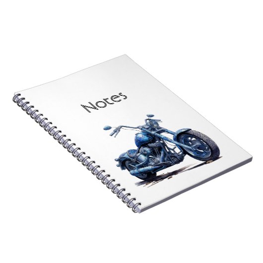 Carnet Moto bleu (Côté Droit)