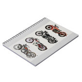 Carnet MOTOCYCLES vintages (Côté gauche)