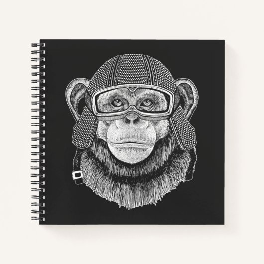 Carnet Motocycliste Chimpanzé (Devant)