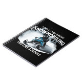Carnet Motoneige Drôle Motoneige  (Côté gauche)