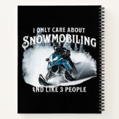Carnet Motoneige Drôle Motoneige (Dos)