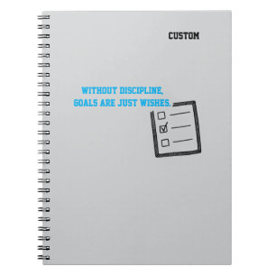 Carnet Mots de motivation - Discipline,