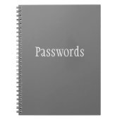 Carnet Mots de passe (Devant)