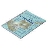 Carnet Mots de violon (Côté gauche)