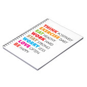 Carnet Mots Inspirants - Motivation (Côté gauche)