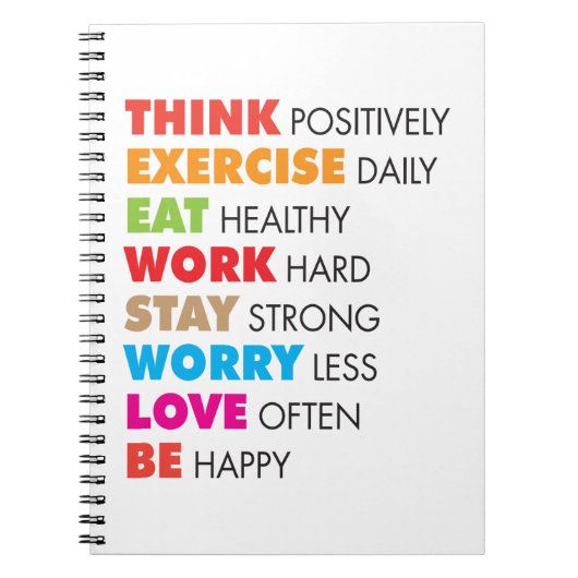 Carnet Mots Inspirants - Motivation (Devant)