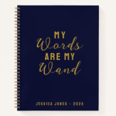 Carnet Mots Loi d'attraction Manifestation de la Marine (Devant)