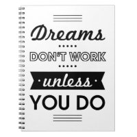 Mots motivationnels sur les rêves et le travail