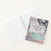 Carnet Mots qui parlent à mon âme Poésie commune (Intérieur)