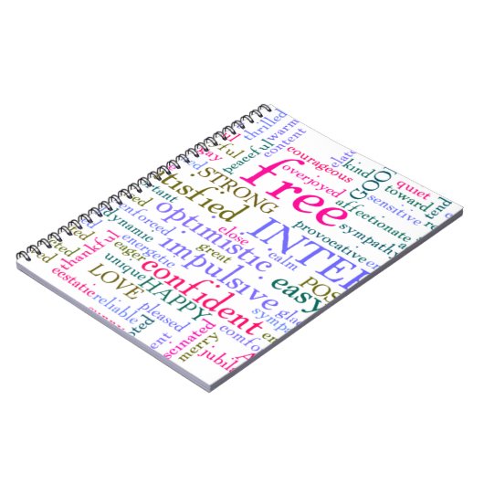 Carnet Mots stimulants (Côté gauche)