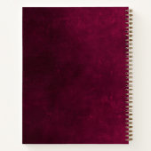 Carnet Mots Tuetés – Aspect Cuir Marron Doré (Dos)