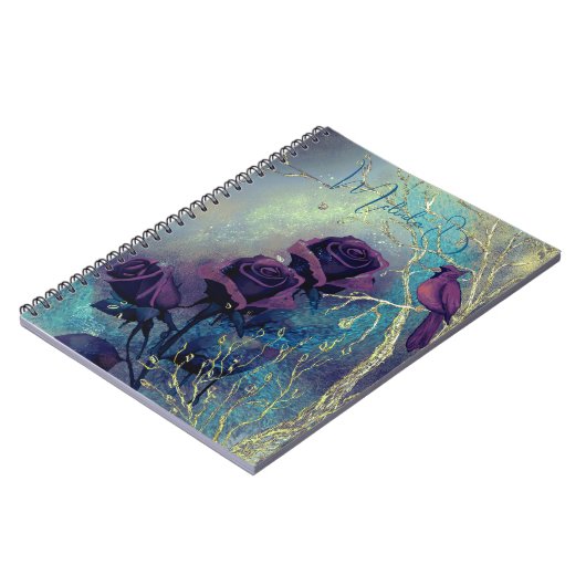 Carnet mou violet (Côté gauche)