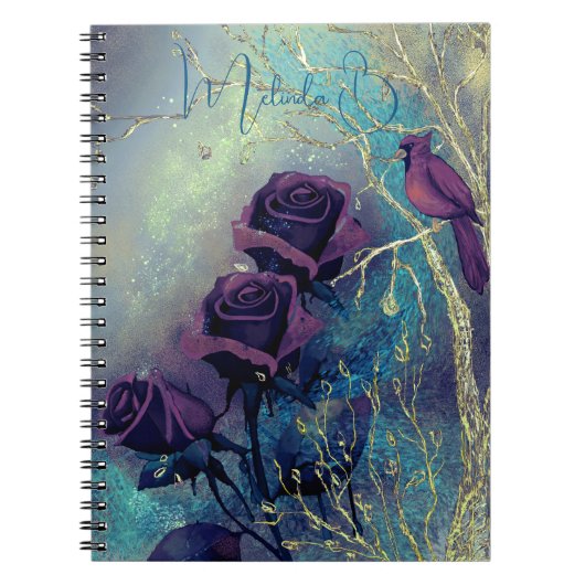 Carnet mou violet (Devant)