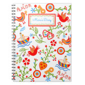 Carnet Mouchoirs d'amour de Valentine (Devant)