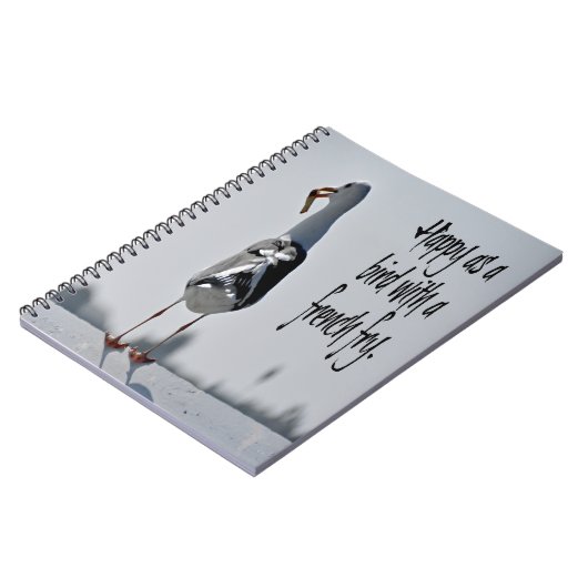 Carnet Mouette Avec Fromage Français (Côté gauche)