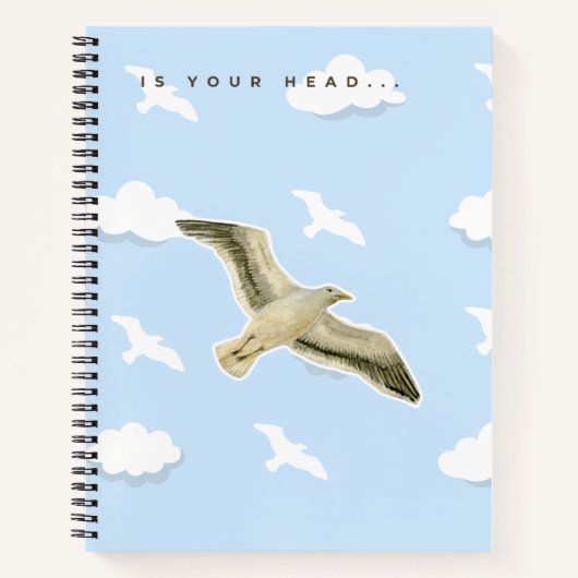Carnet Mouette dans les Nuages (Devant)