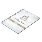 Carnet Mouettes à l'aquarelle Plage (Côté gauche)