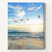 Carnet Mouettes de plage du matin (Dos)
