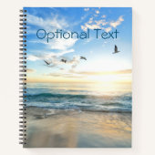 Carnet Mouettes de plage du matin (Devant)