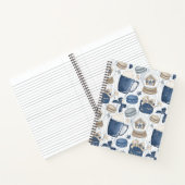 CARNET MOULES ET MUGS BLEUS MACARONS SNOWGLOBES (Intérieur)