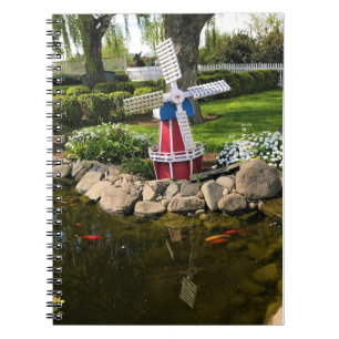 Carnet Moulin à vent Jardin Décor