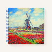 Carnet Moulin à vin Monet Tulips (Devant)