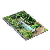 Carnet Moulin à vin vert Jardin Décor (Côté Droit)