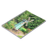 Carnet Moulin à vin vert Jardin Décor (Côté gauche)