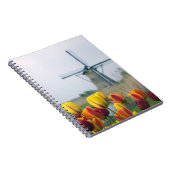 Carnet Moulins à vent et tulipes le long du canal à (Côté Droit)