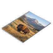 Carnet Mountain Landscape American Bison (Côté gauche)