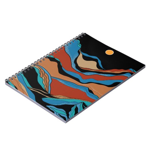 Carnet Mountains Geometric  (Côté gauche)