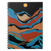 Carnet Mountains Geometric  (Devant)