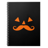 Carnet Moustache citrouille (Devant)