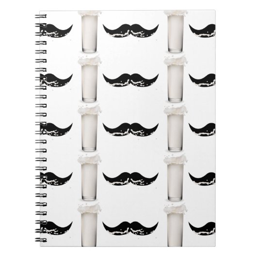 Carnet Moustache de lait (Devant)