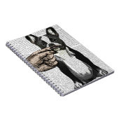 Carnet Moustache de taureau français et de doigt (Côté Droit)