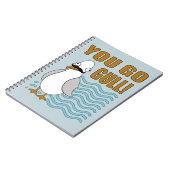 Carnet Moustache Seagull You Go Gull (Côté gauche)