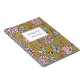 Carnet moutarde inspiré par un bloc-notes personna (Côté Droit)