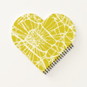 Carnet Moutarde jaune en mosaïque (Dos)