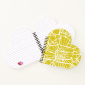 Carnet Moutarde jaune en mosaïque (Intérieur)